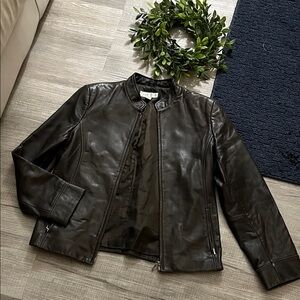 Casual Corner Leather Jacket